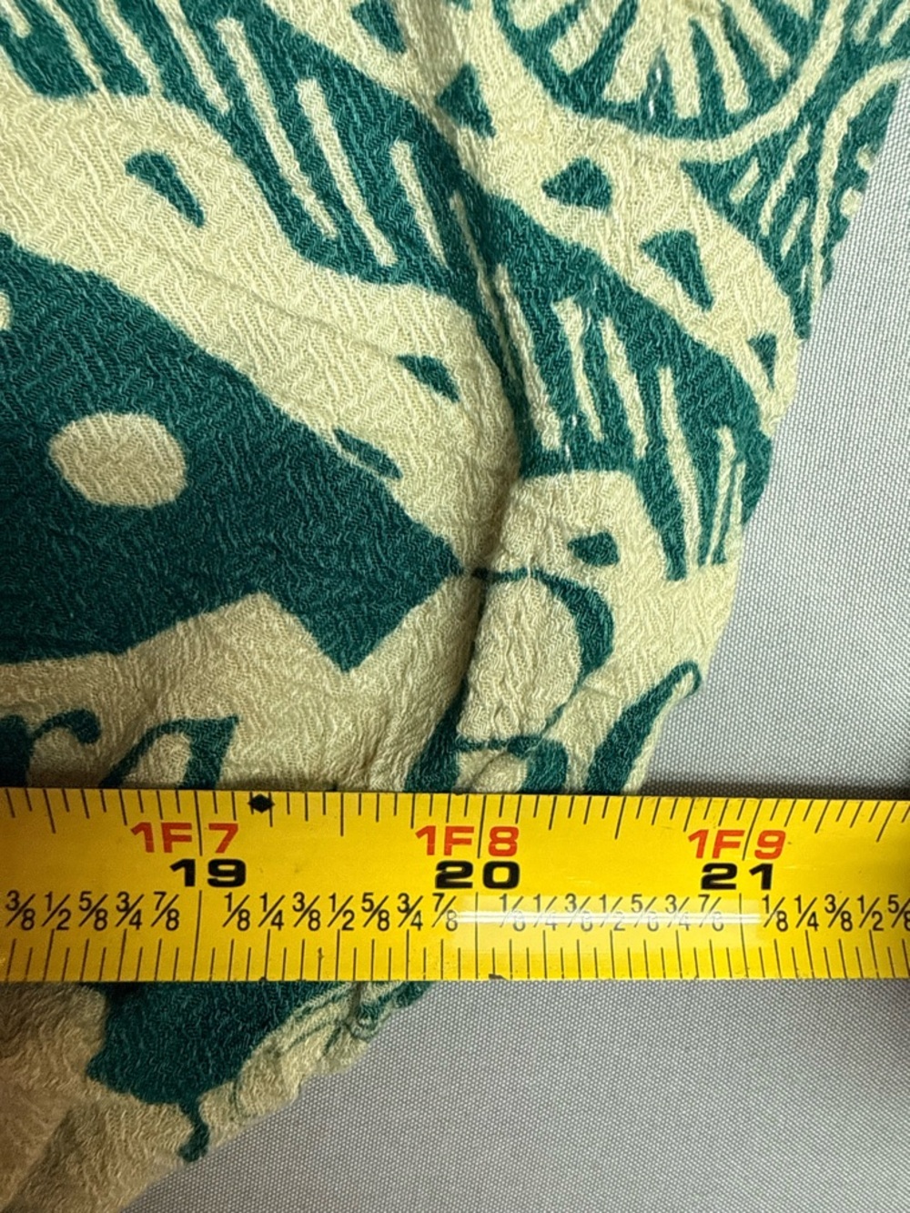 Loco Lindo XL Cropped Bolero Shrug Top Green Tropical Tiki Retro Tahiti BoraBora - Picture 11 of 16